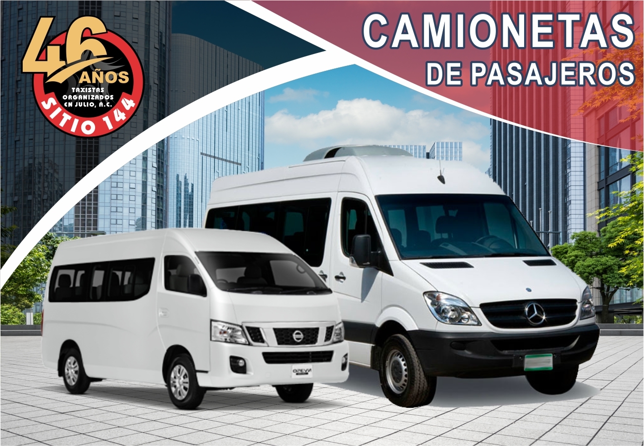 <span style="font-weight: bold;">Servicio de transporte en camionetas de pasajeros&nbsp;</span>
